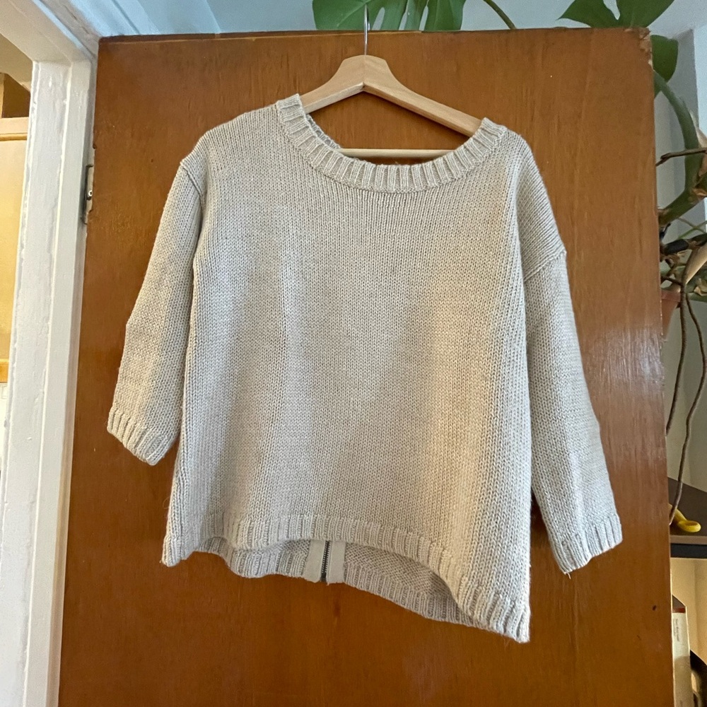 Women's Cream Sweater by Club Monaco